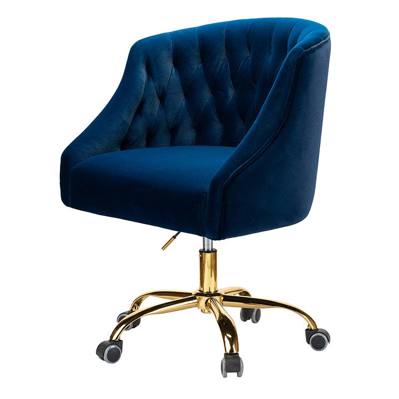 Penelope Velvet Tufted Office Chair - Hulala Home