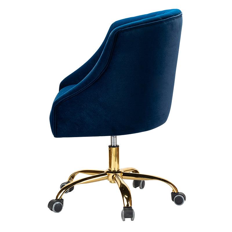 Penelope Velvet Tufted Office Chair - Hulala Home