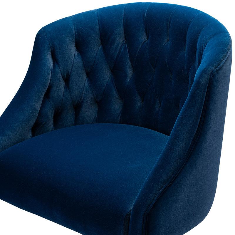 Penelope Velvet Tufted Office Chair - Hulala Home