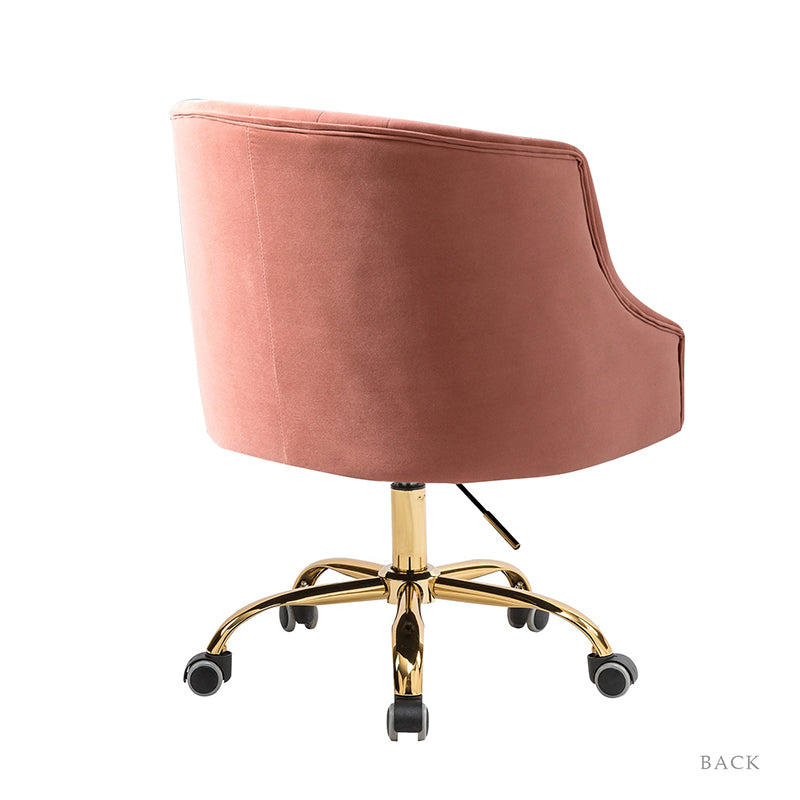 Penelope Velvet Tufted Office Chair