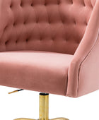 Penelope Velvet Tufted Office Chair