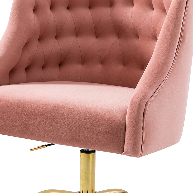 Penelope Velvet Tufted Office Chair