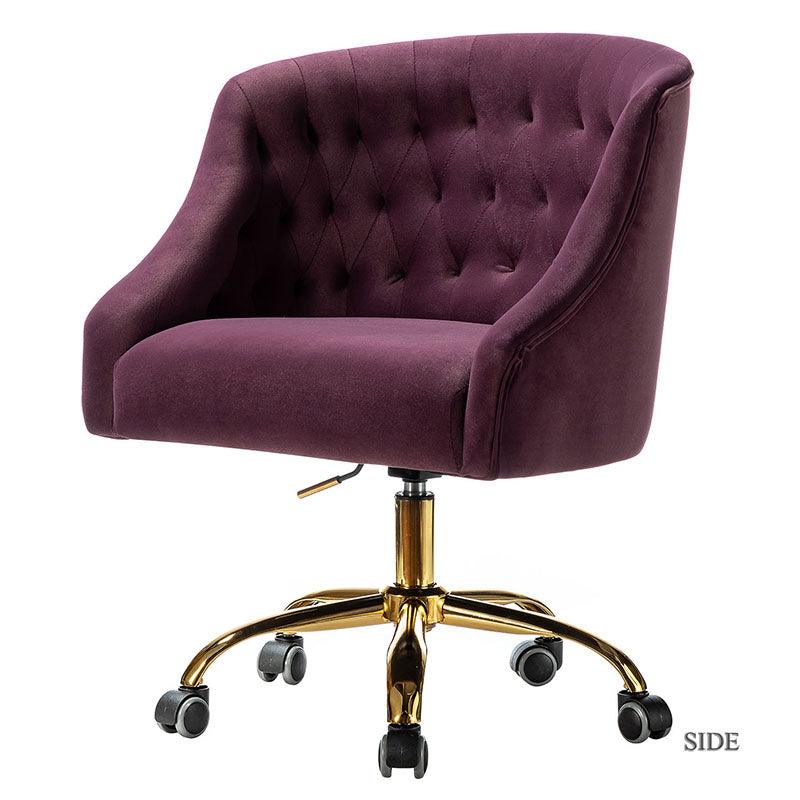 Penelope Velvet Tufted Office Chair - Hulala Home