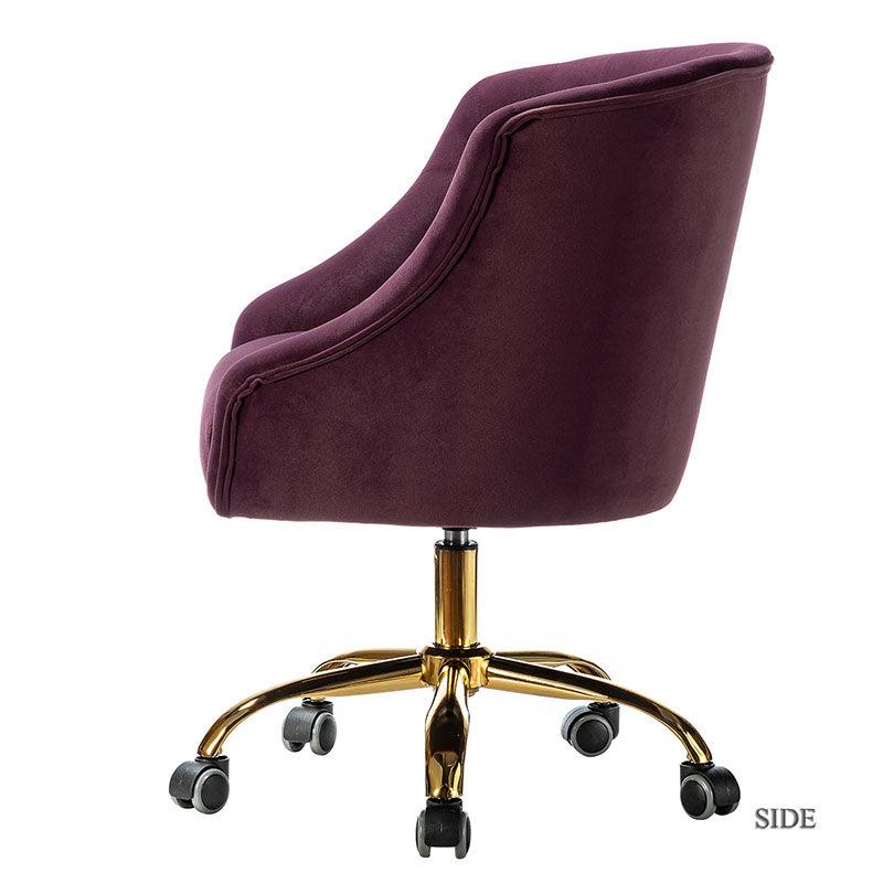 Penelope Velvet Tufted Office Chair - Hulala Home