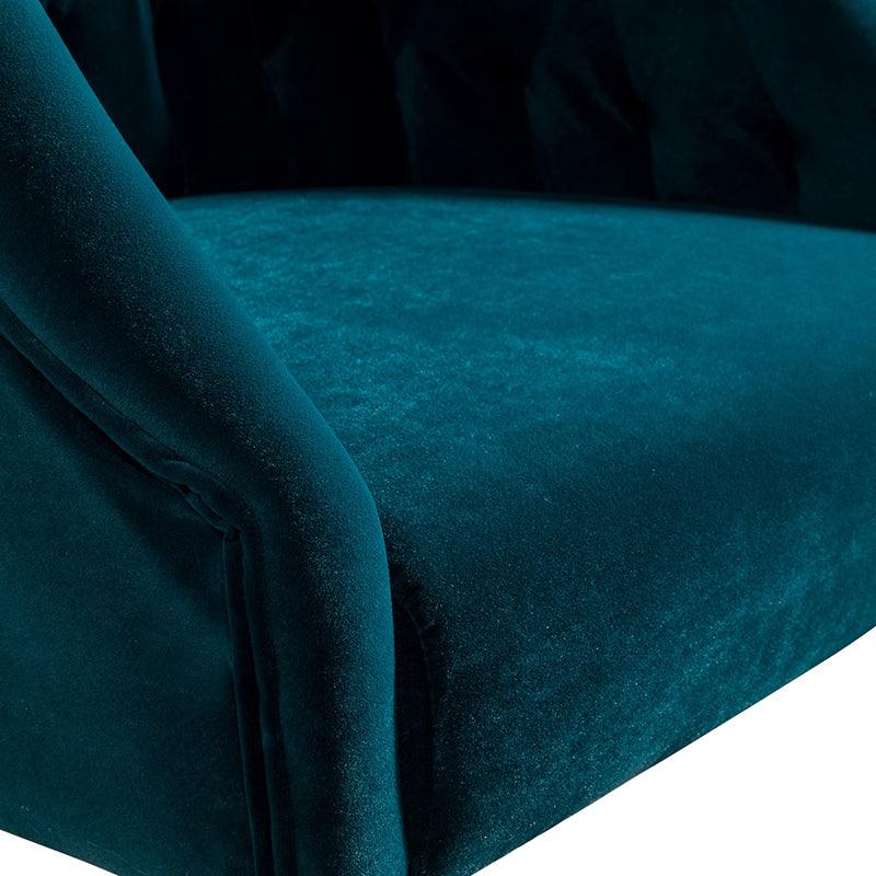 Penelope Velvet Tufted Office Chair - Hulala Home