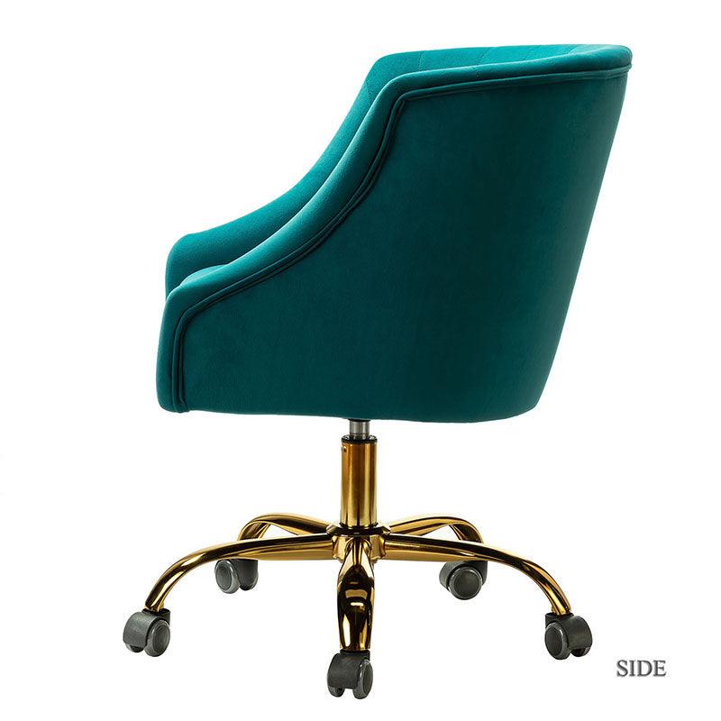 Penelope Velvet Tufted Office Chair - Hulala Home