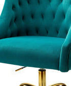 Penelope Velvet Tufted Office Chair - Hulala Home