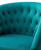 Penelope Velvet Tufted Office Chair - Hulala Home