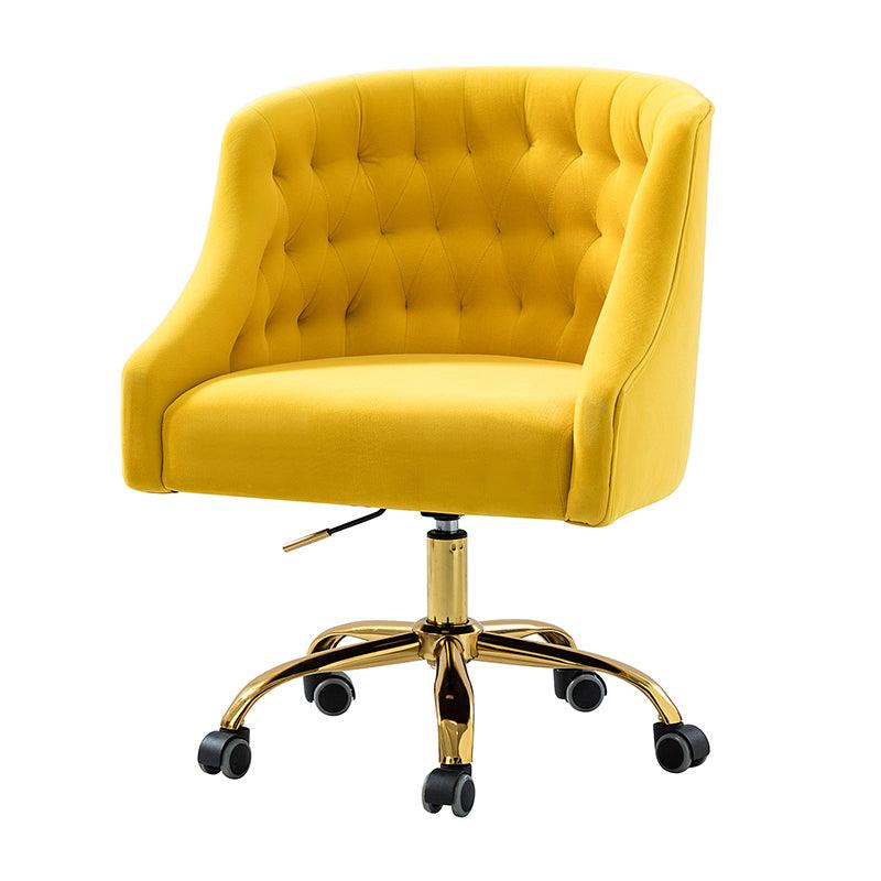 Penelope Velvet Tufted Office Chair - Hulala Home