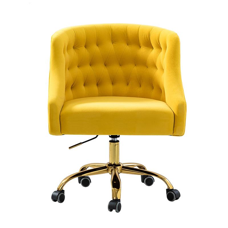 Penelope Velvet Tufted Office Chair - Hulala Home