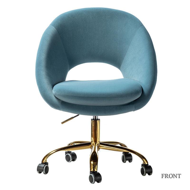 Ramona Velvet Upholstered Office Chair - Hulala Home