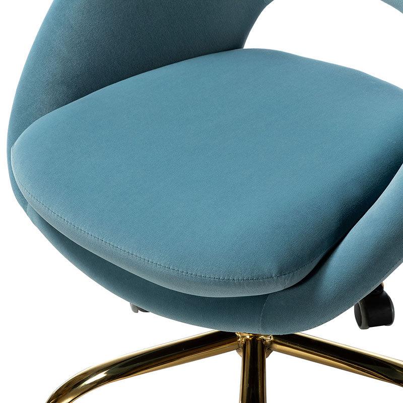 Ramona Velvet Upholstered Office Chair - Hulala Home