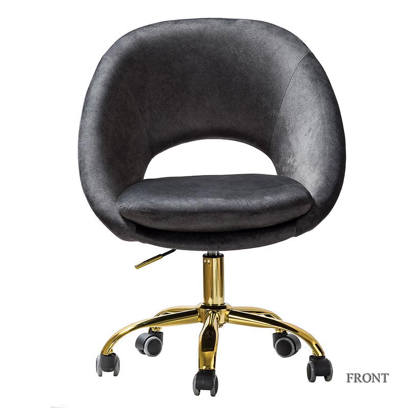 Ramona Velvet Upholstered Office Chair - Hulala Home