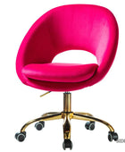 Ramona Velvet Upholstered Office Chair - Hulala Home