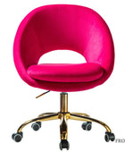 Ramona Velvet Upholstered Office Chair - Hulala Home