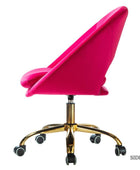 Ramona Velvet Upholstered Office Chair - Hulala Home