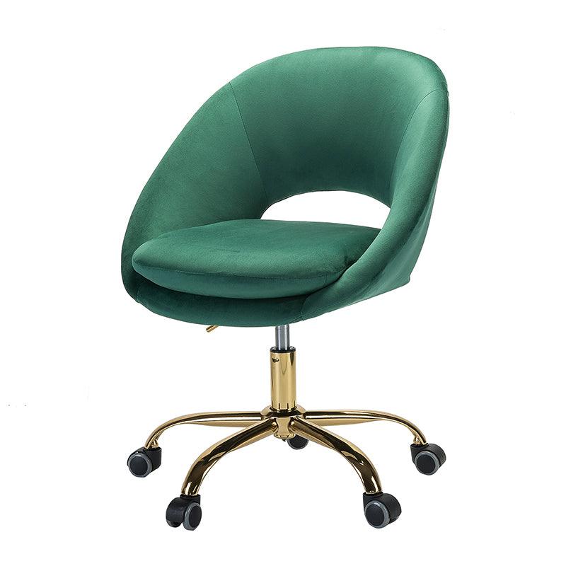 Ramona Velvet Upholstered Office Chair - Hulala Home