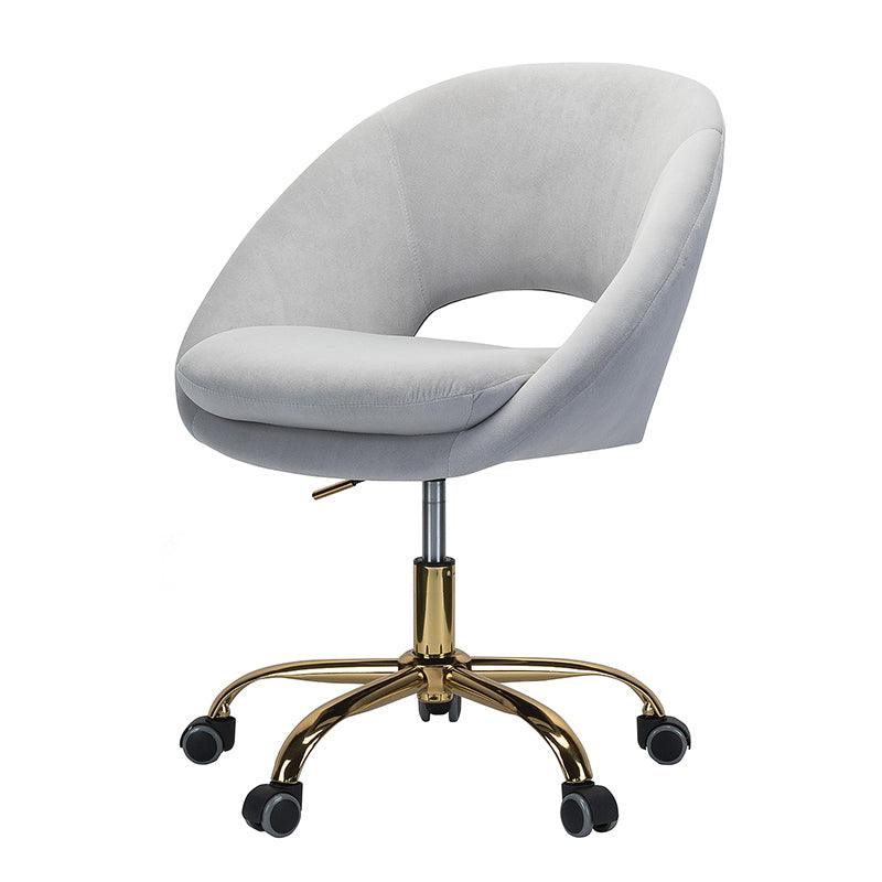 Ramona Velvet Upholstered Office Chair - Hulala Home