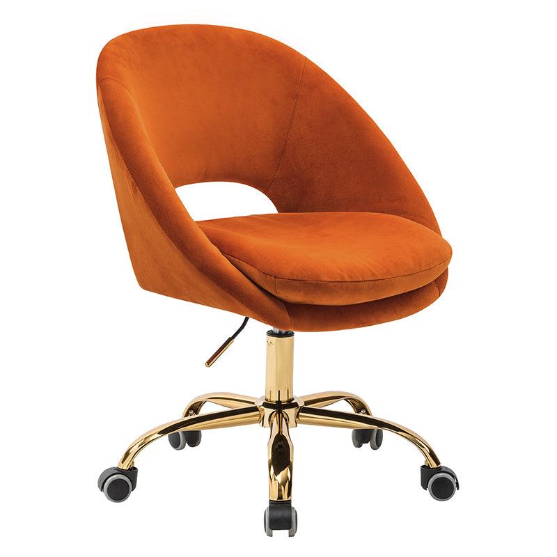 Ramona Velvet Upholstered Office Chair - Hulala Home