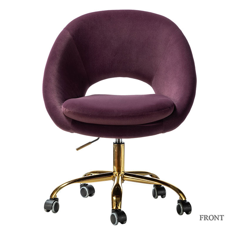 Ramona Velvet Upholstered Office Chair