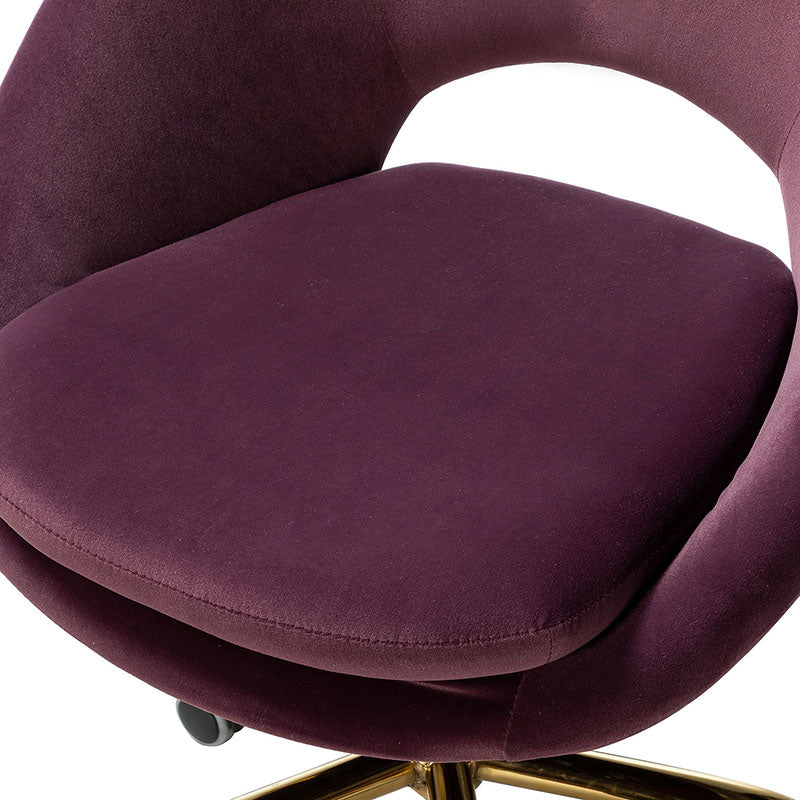 Ramona Velvet Upholstered Office Chair