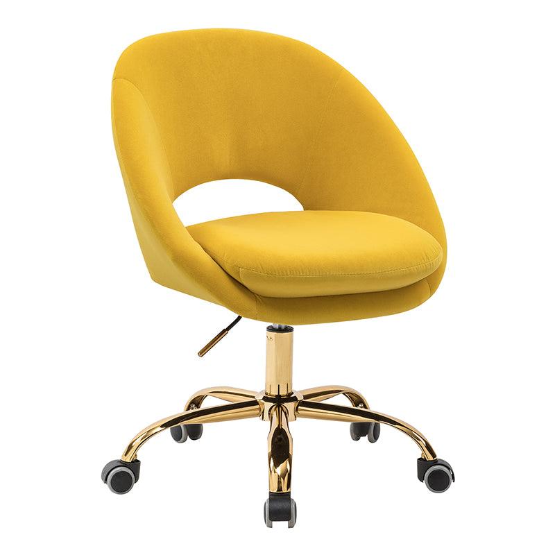 Ramona Velvet Upholstered Office Chair - Hulala Home