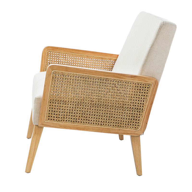 Sybil Rattan Armed Loveseat