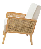 Sybil Rattan Armed Loveseat