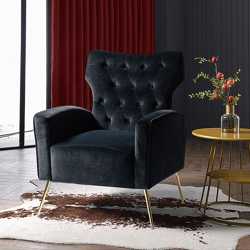 Amira Tufted Velvet Armchair