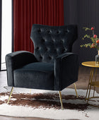 Amira Tufted Velvet Armchair