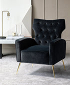 Amira Tufted Velvet Armchair