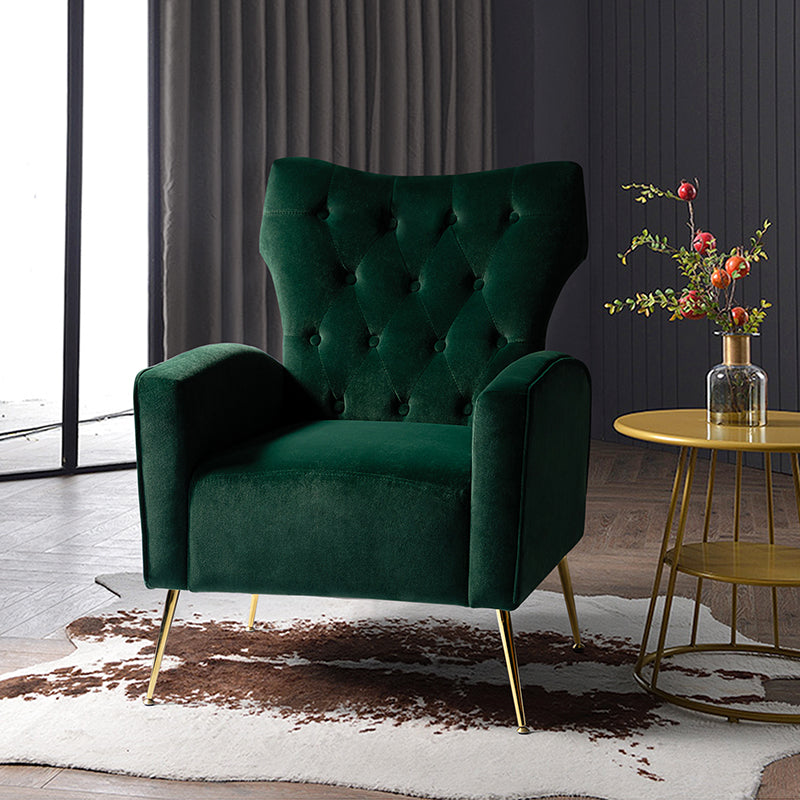 Amira Tufted Velvet Armchair