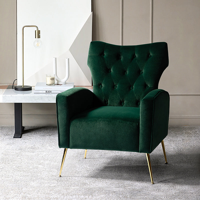 Amira Tufted Velvet Armchair