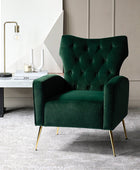 Amira Tufted Velvet Armchair