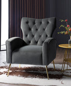 Amira Tufted Velvet Armchair