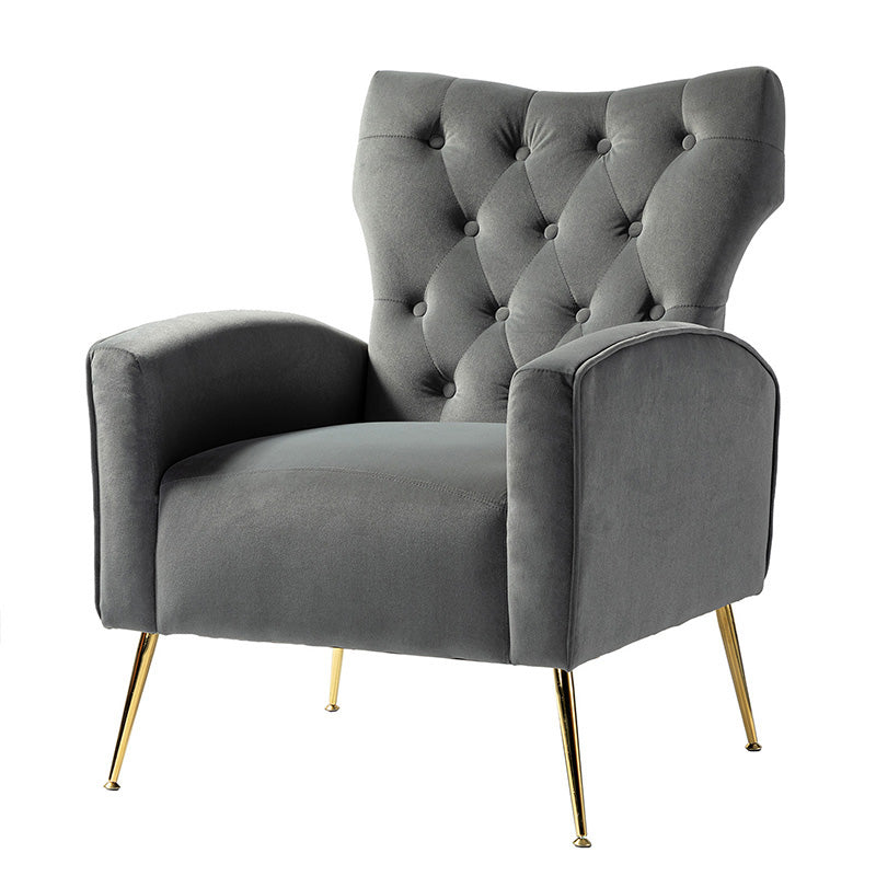 Amira Tufted Velvet Armchair