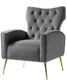 Amira Tufted Velvet Armchair