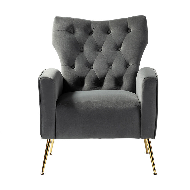 Amira Tufted Velvet Armchair