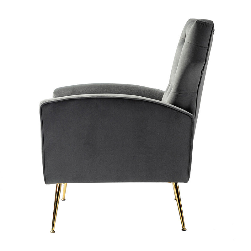 Amira Tufted Velvet Armchair