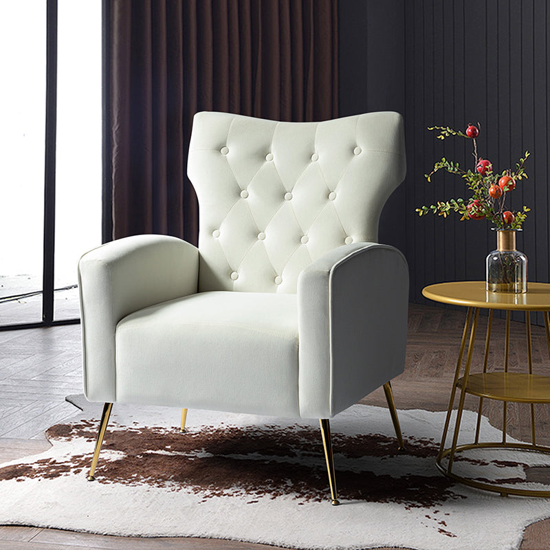 Amira Tufted Velvet Armchair