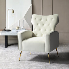 Amira Tufted Velvet Armchair