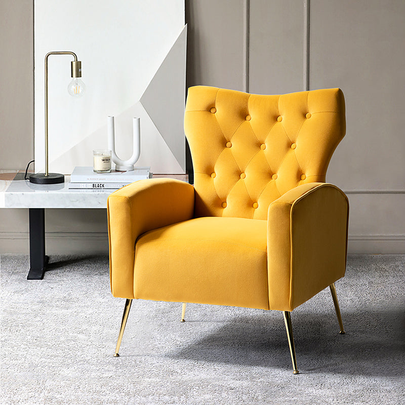 Amira Tufted Velvet Armchair