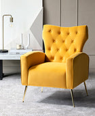 Amira Tufted Velvet Armchair