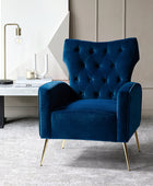 Amira Tufted Velvet Armchair