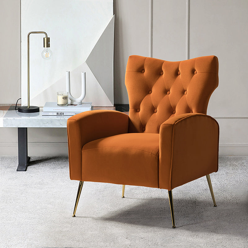 Amira Tufted Velvet Armchair