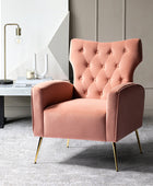 Amira Tufted Velvet Armchair