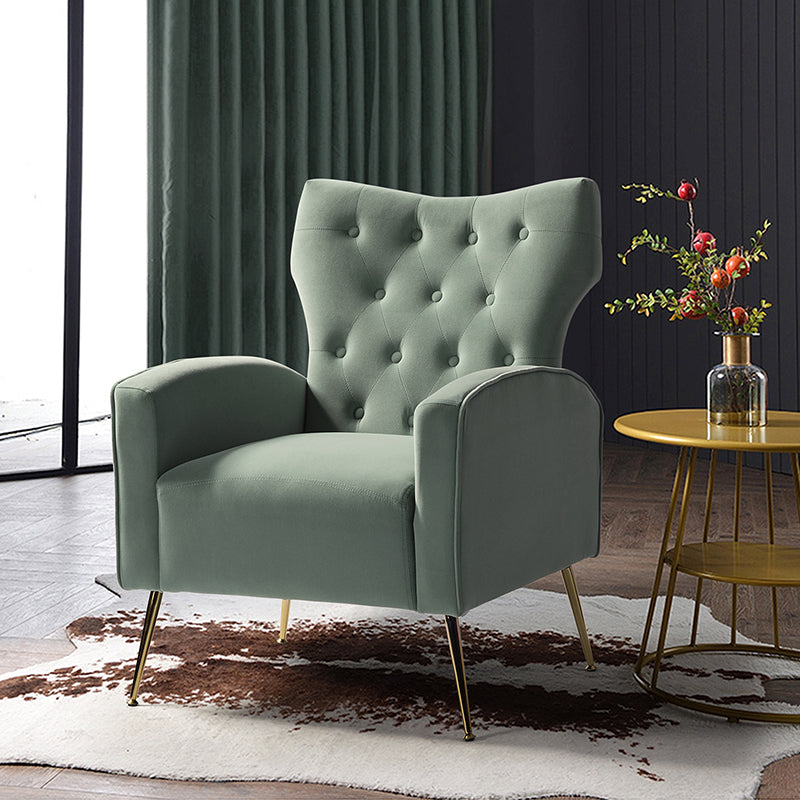 Amira Tufted Velvet Armchair