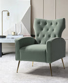 Amira Tufted Velvet Armchair