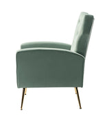 Amira Tufted Velvet Armchair