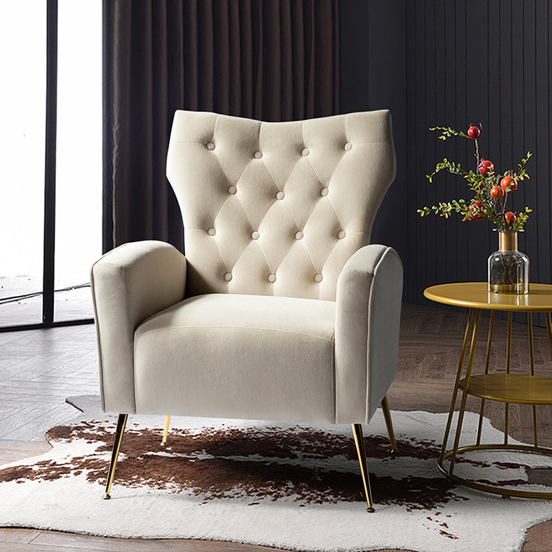 Amira Tufted Velvet Armchair